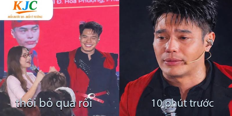 Lê Dương Bảo Lâm bật khóc khi chia sẻ câu chuyện cá nhân trước người hâm mộ.